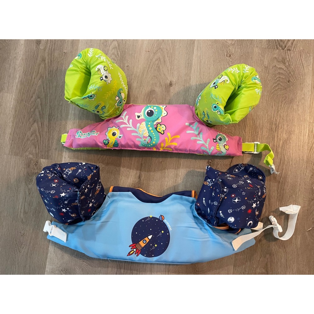 Stearns‎ Puddle Jumper Kids Life Jacket 33-55 lb Swim Vest Floaties Animal Print